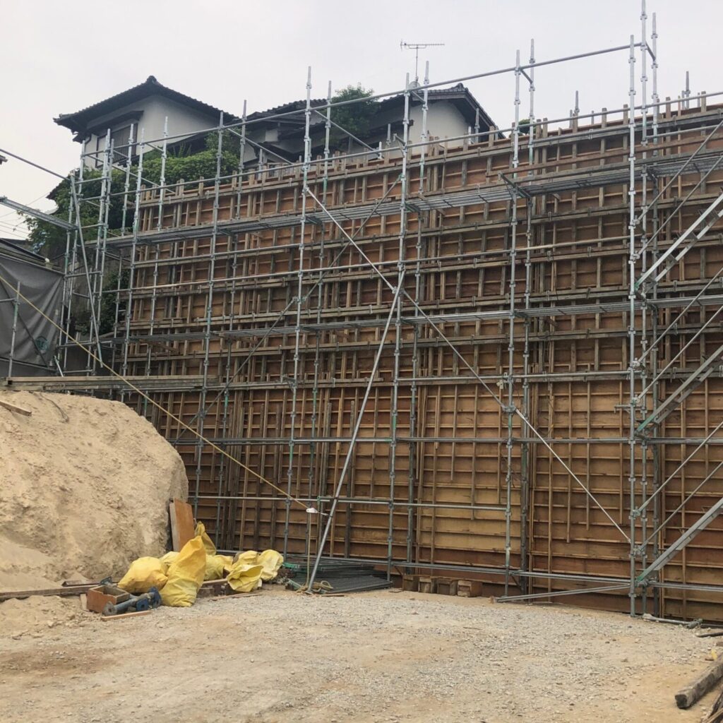 擁壁工事の画像